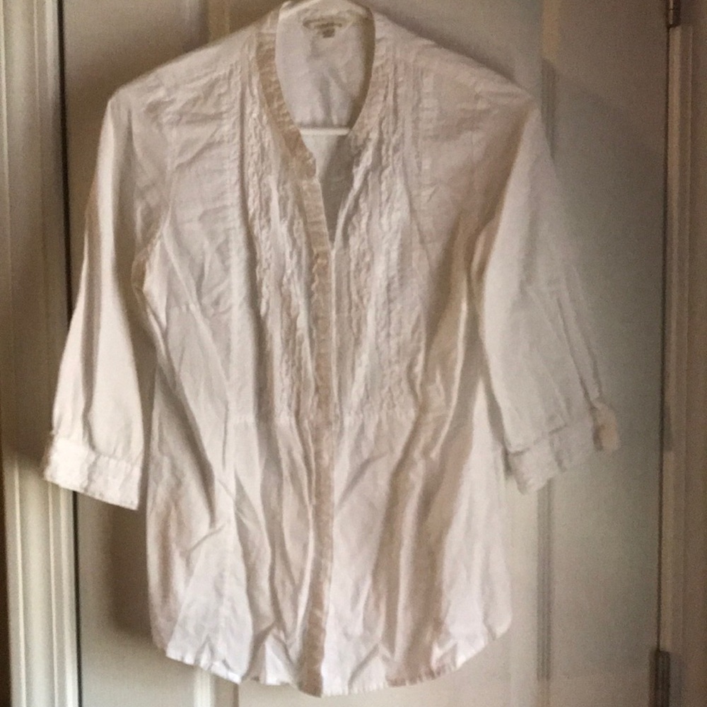 White button down